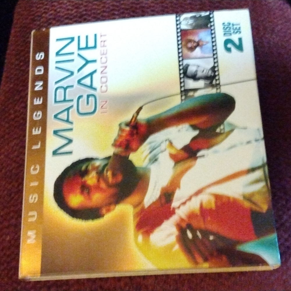 Music legends Marvin Gaye in concert 2 Disc set